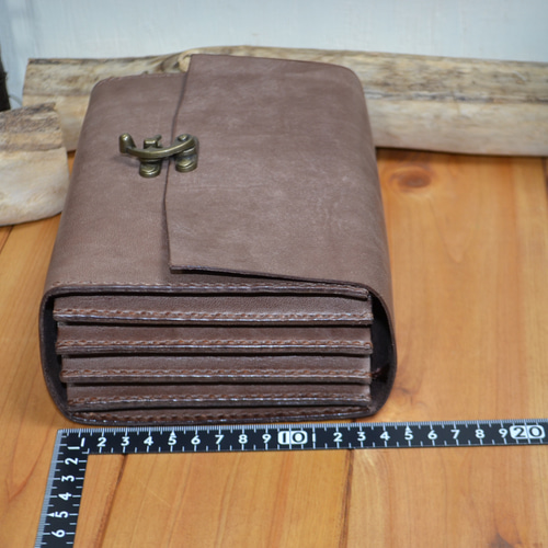 文庫本が入るポーチ マヤレザー素材 その他ケース FT.craft 通販