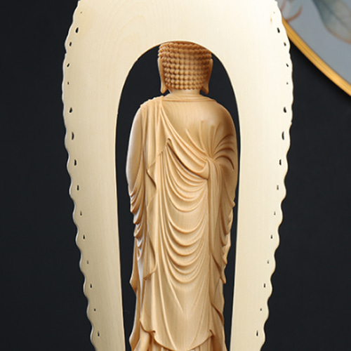 極上品 西方三聖 阿弥陀如来三尊 仏教工芸品 観音菩薩 勢至菩薩