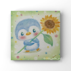 【原画】『グリヴォルト』（ペンギン　絵画　パステル画） ae0c8dc47e49e7425153ba59760202