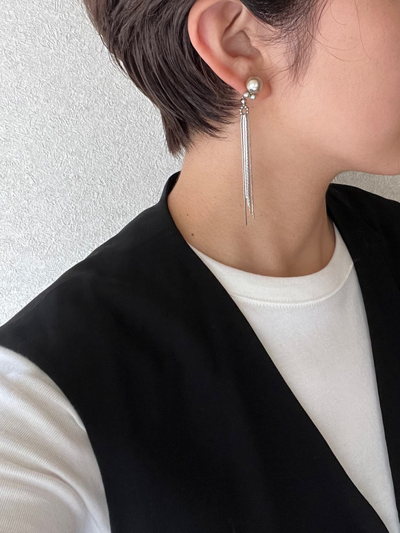 ロング ピアス シルバー ピアス(その他) Lucas accessory 通販 ロング ピアス シルバー ピアス(その他) Lucas accessory 通販