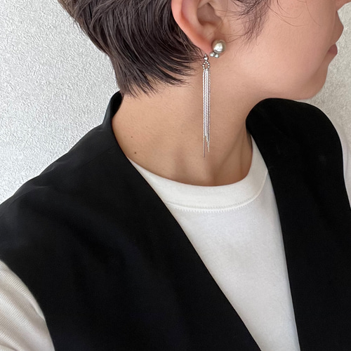 ロング ピアス シルバー ピアス(その他) Lucas accessory 通販 ロング ピアス シルバー ピアス(その他) Lucas accessory 通販