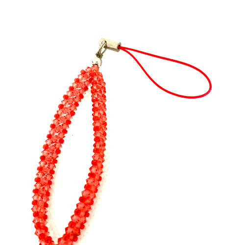 レッドビーズストラップ 携帯ストラップ ユーゴ佐久間 通販 14232521