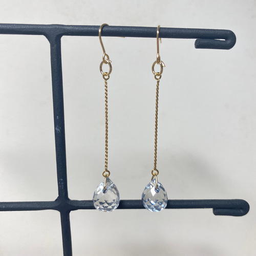 ずっと気になってた ガラスのしずくピアス/イヤリング(ミニ