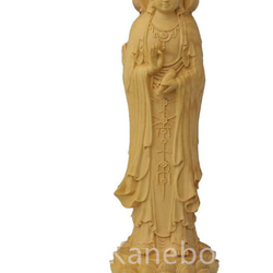 置物 仏像 観音菩薩 観音像 三面観音 木彫り 木製彫刻 彫刻