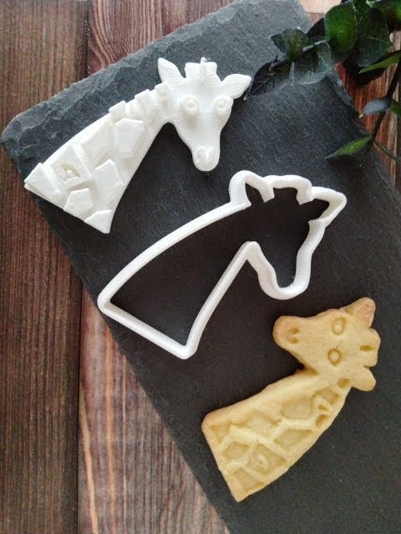 長頸鹿形狀的餅乾模具/Giraffe-shaped cookie cutter 第3張的照片