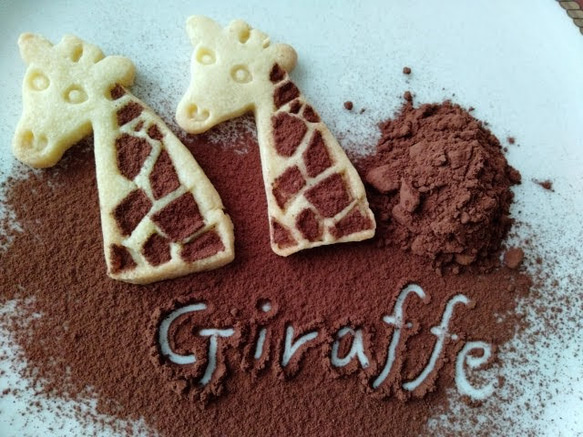 長頸鹿形狀的餅乾模具/Giraffe-shaped cookie cutter 第1張的照片