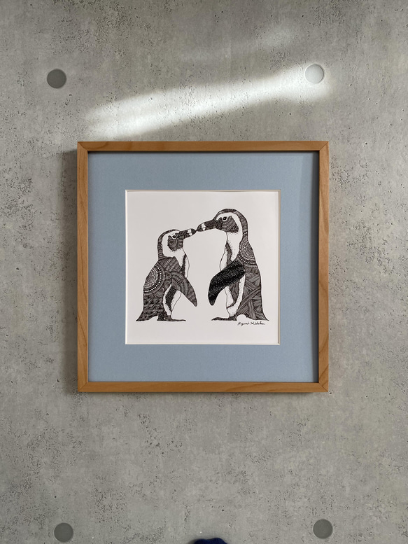 ペンギンたちのましかくポスター2点セット Creema限定　福袋　[特集掲載] ★特集掲載★　➡︎ ペンギンkiss