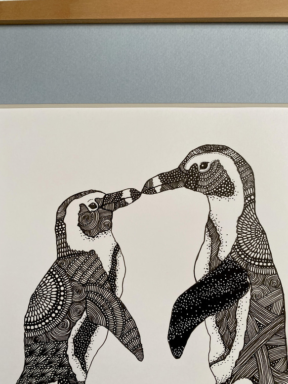 ペンギンたちのましかくポスター2点セット Creema限定　福袋　[特集掲載] ★特集掲載★　➡︎ ペンギンkiss