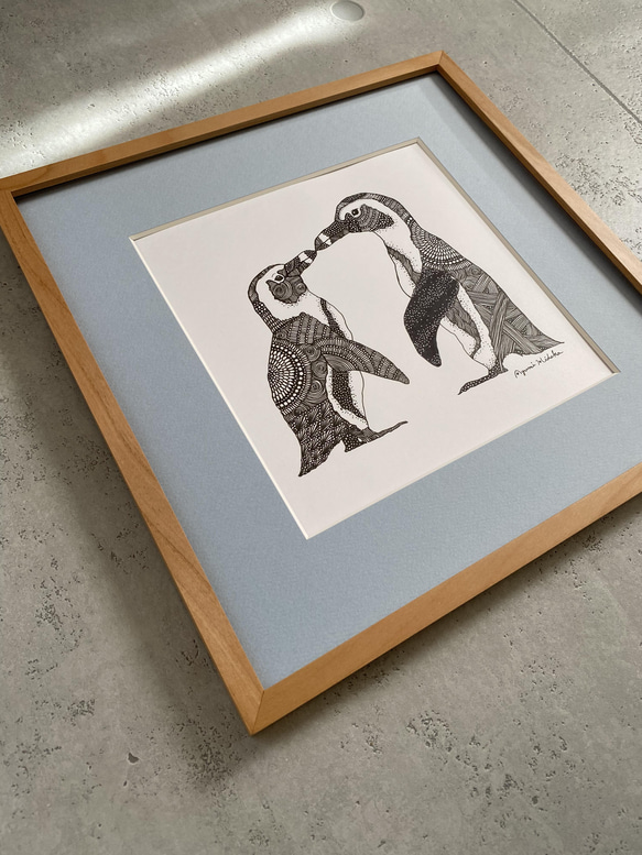 ペンギンたちのましかくポスター2点セット Creema限定　福袋　[特集掲載] ★特集掲載★　➡︎ ペンギンkiss