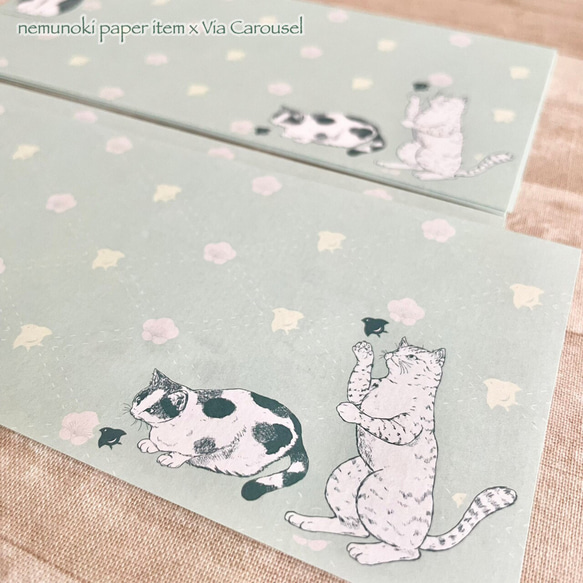 虎八商店　和柄一筆箋セット 5枚目の画像