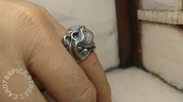 BullOONEY （ブルーニー）BullDog Ring ☆R-46 シルバーアクセサリー 5枚目の画像