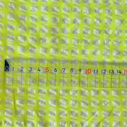 綿ポリ（ギンガムチェック中・ネオン５色から選択）韓国生地 13枚目の画像