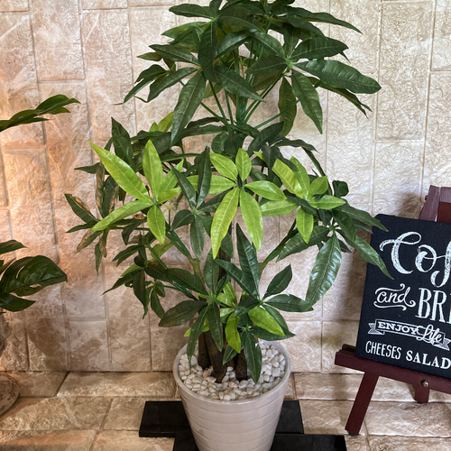 光触媒 人工観葉植物 ウォールグリーン フェイク フラワー パキラ58