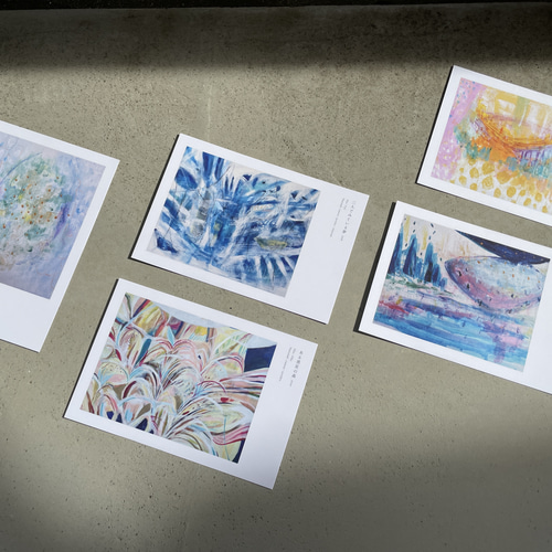 miku.絵画作品ポストカード5枚入り イラスト miku. 通販 14234693