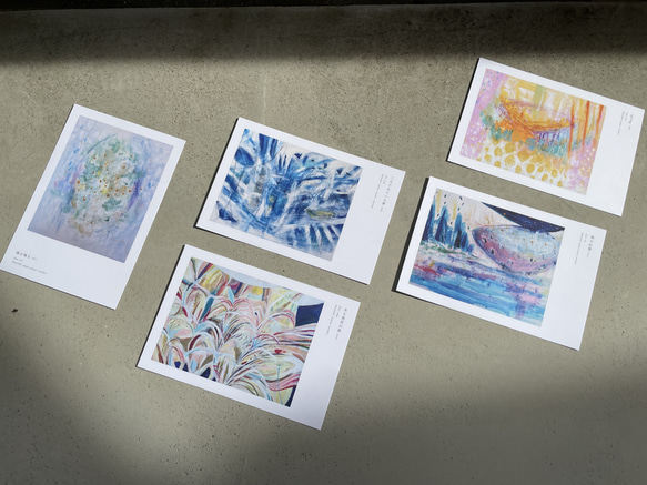 miku.絵画作品ポストカード5枚入り イラスト miku. 通販 14234693