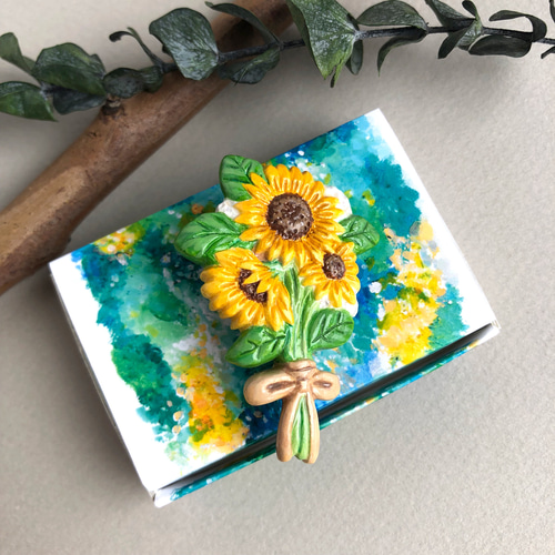 近代蒔絵 ブローチ 花 近代蒔絵 ブローチ ブーケ 加賀蒔絵のブローチ