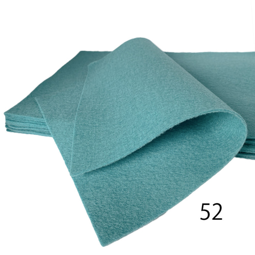 52 バイオレットブルー 100％ ウール フェルト 15X20cm / 20X30cm 厚さ
