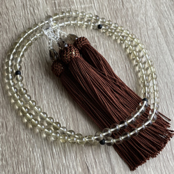 全宗派共通・本式念珠・レモンクォーツ