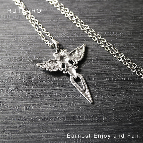 羽根デザイン ネックレス 楽天市場】ダブル ウィング シルエット ネックレス シルバー925