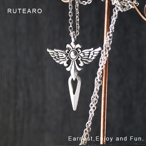 羽根デザイン ネックレス ネックレス 天使の羽根モチーフ 結婚式[品番：II000006879