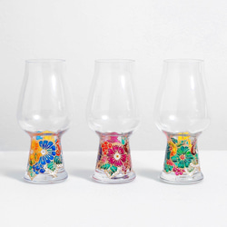 Flower beer glass オーダー制 2枚目の画像