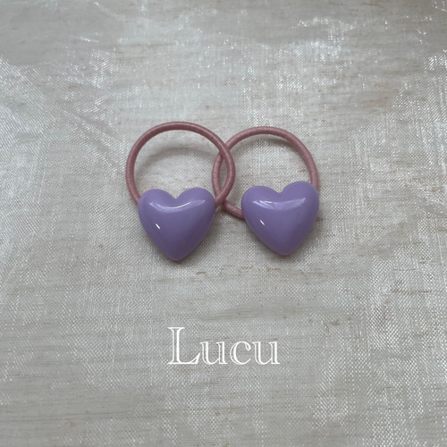 heart hairtie~ ハート ヘアゴム ベビーヘアゴム キッズヘアゴム  