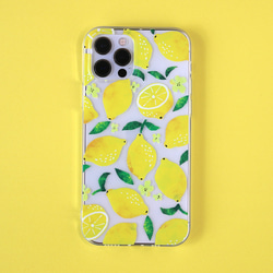 新鮮檸檬透明智慧型手機保護殼 [軟型] iPhone / Android 第1張的照片