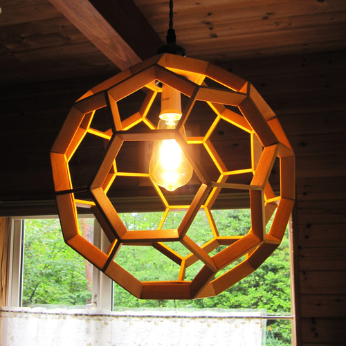 天然素材の照明 【F00200】