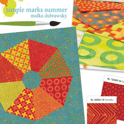 「Simple Marks -Summer」moda Layer Cakes (カットクロス42枚）Malka Dubr 2枚目の画像