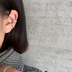 bicolor reversible earcuff 4枚目の画像