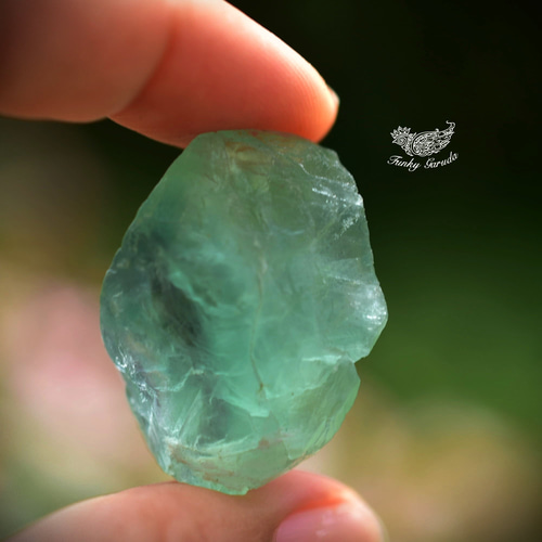 フローライト原石s445 天然石 Funky garuda stone 通販 14235641