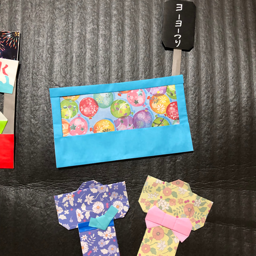 折り紙 壁面 ❁ 夏祭りセットC 花火 屋台 その他素材 RIKAIP@折り紙
