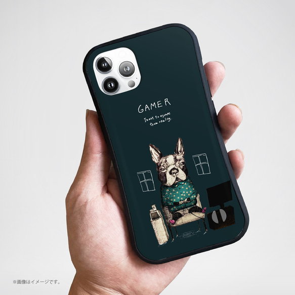 「GAMER」耐衝撃グリップiPhoneケース 5枚目の画像