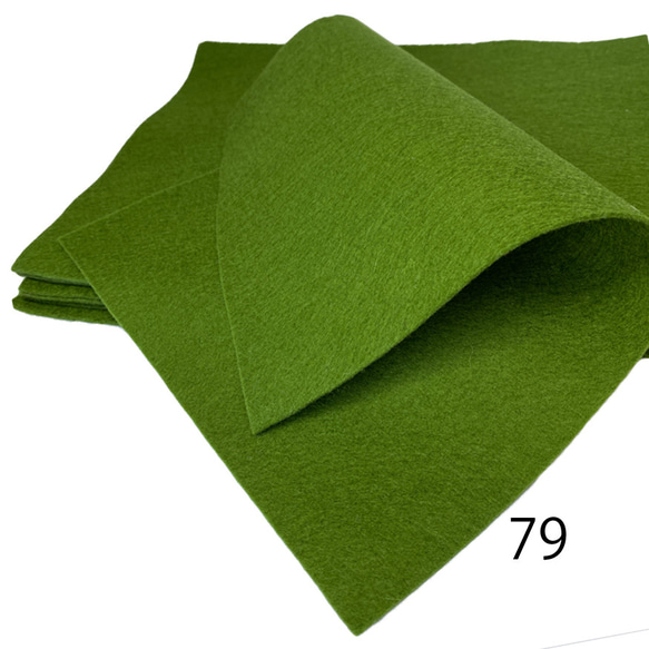 79　フロッググリーン 100％ ウール フェルト 20X30cm 厚さ1㎜ 人気・おすすめ｜売れ筋商品・話題商品におすすめ 品質チェック済み 安心配送 今月のおすすめ