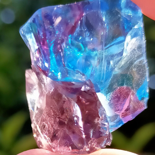 インドネシア産アンダラクリスタル　マルチカラー　ブルー系 アンダラクリスタル シエラネバダ マルチカラー 12.5g アンダラ