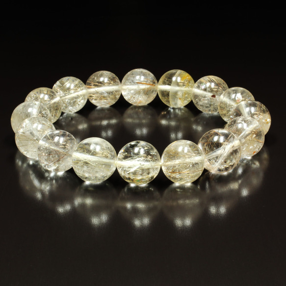 【一部へこみあり】１３ミリ 一点物 シルバールチルブレスレット ＰＳｉｒ２４ ギフトセット 作品動画あり 虹入水晶 ギフトセット