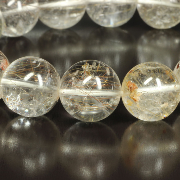 【一部へこみあり】１３ミリ 一点物 シルバールチルブレスレット ＰＳｉｒ２４ ギフトセット 作品動画あり 虹入水晶 ギフトセット