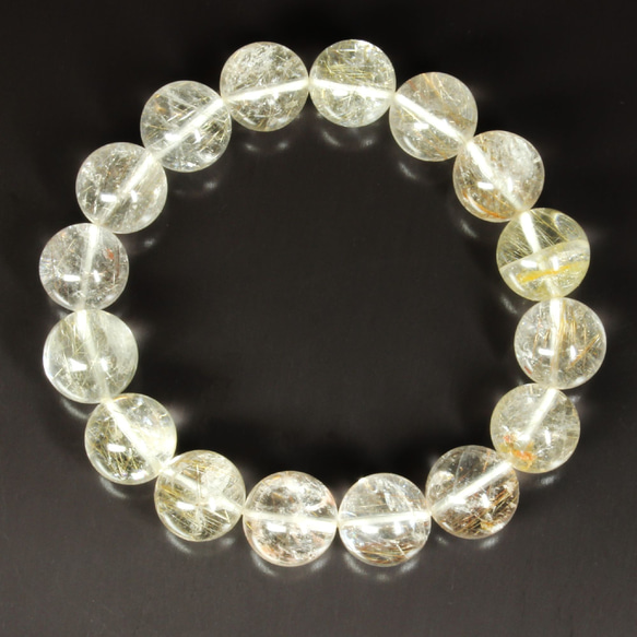 【一部へこみあり】１３ミリ 一点物 シルバールチルブレスレット ＰＳｉｒ２４ ギフトセット 作品動画あり 虹入水晶 ギフトセット