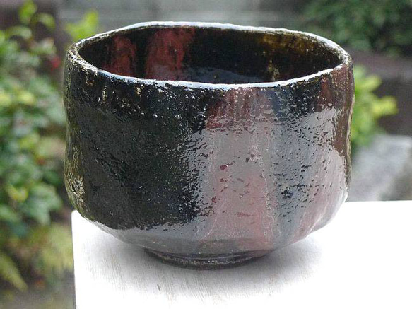 茶道具 抹茶碗】 筒茶碗 黒楽 松楽窯作 | 楽焼茶碗 - CHATOWA 茶