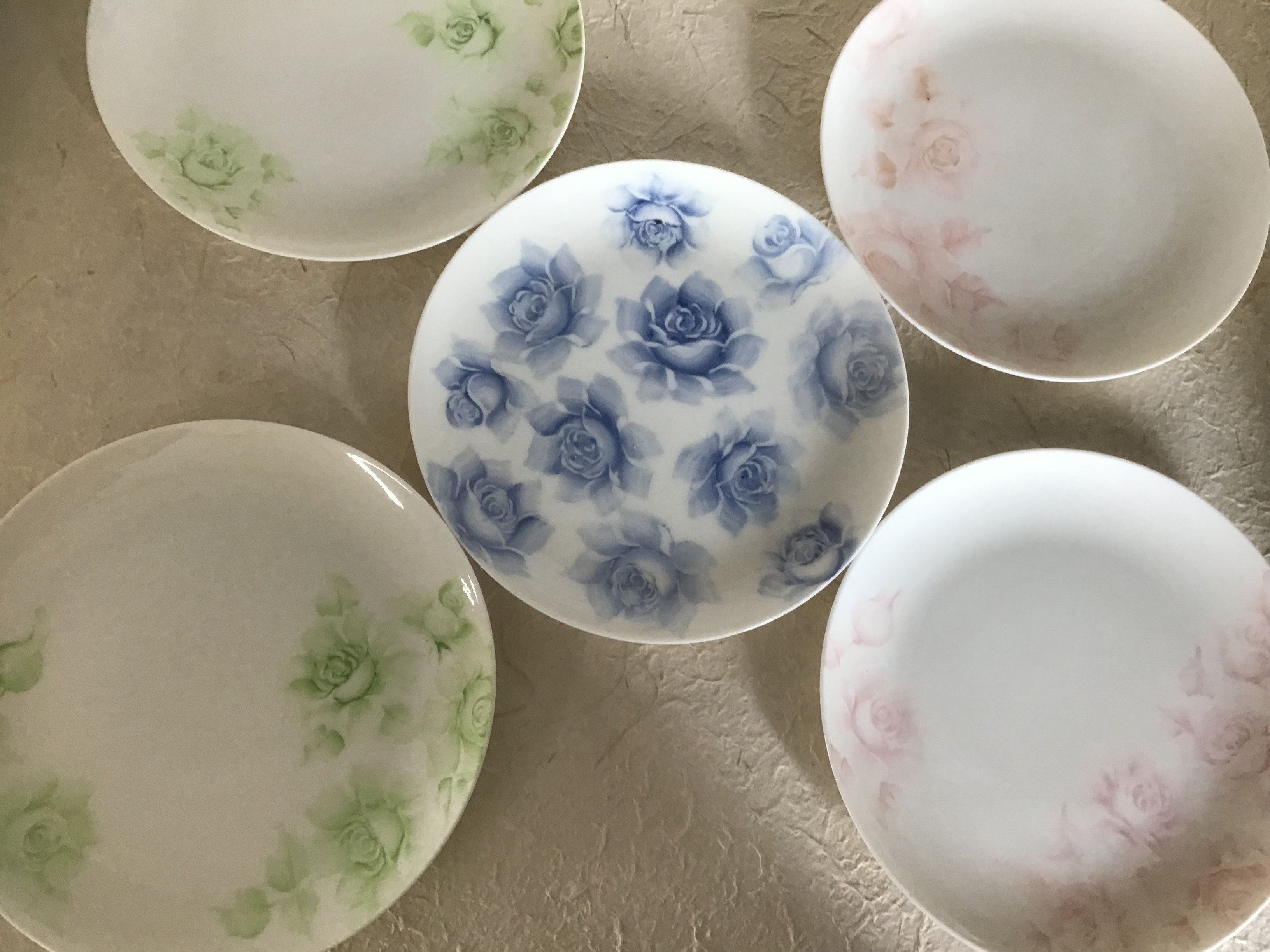 彩色々皿　5枚セット