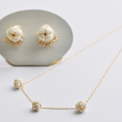 【２点セット】ハレの日アクセサリー　イヤリングorピアス＋ネックレス 7枚目の画像