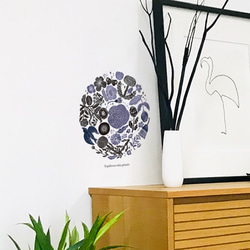 《フィンランドの香り(3色展開※色を選択してください)》スッと壁に溶け込むウォールステッカー　※水濡れOK・テカリ無し 2枚目の画像