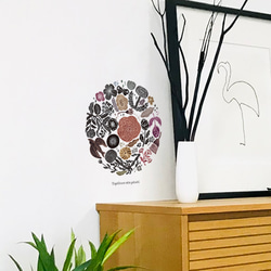 《フィンランドの香り(3色展開※色を選択してください)》スッと壁に溶け込むウォールステッカー　※水濡れOK・テカリ無し 8枚目の画像