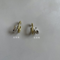 【silver】 double line earcuff 7枚目の画像