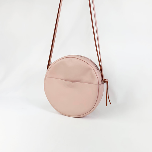 バッグ Y chan 本革の丸型ショルダー red ショルダーバッグ Z-chan(じいちゃん