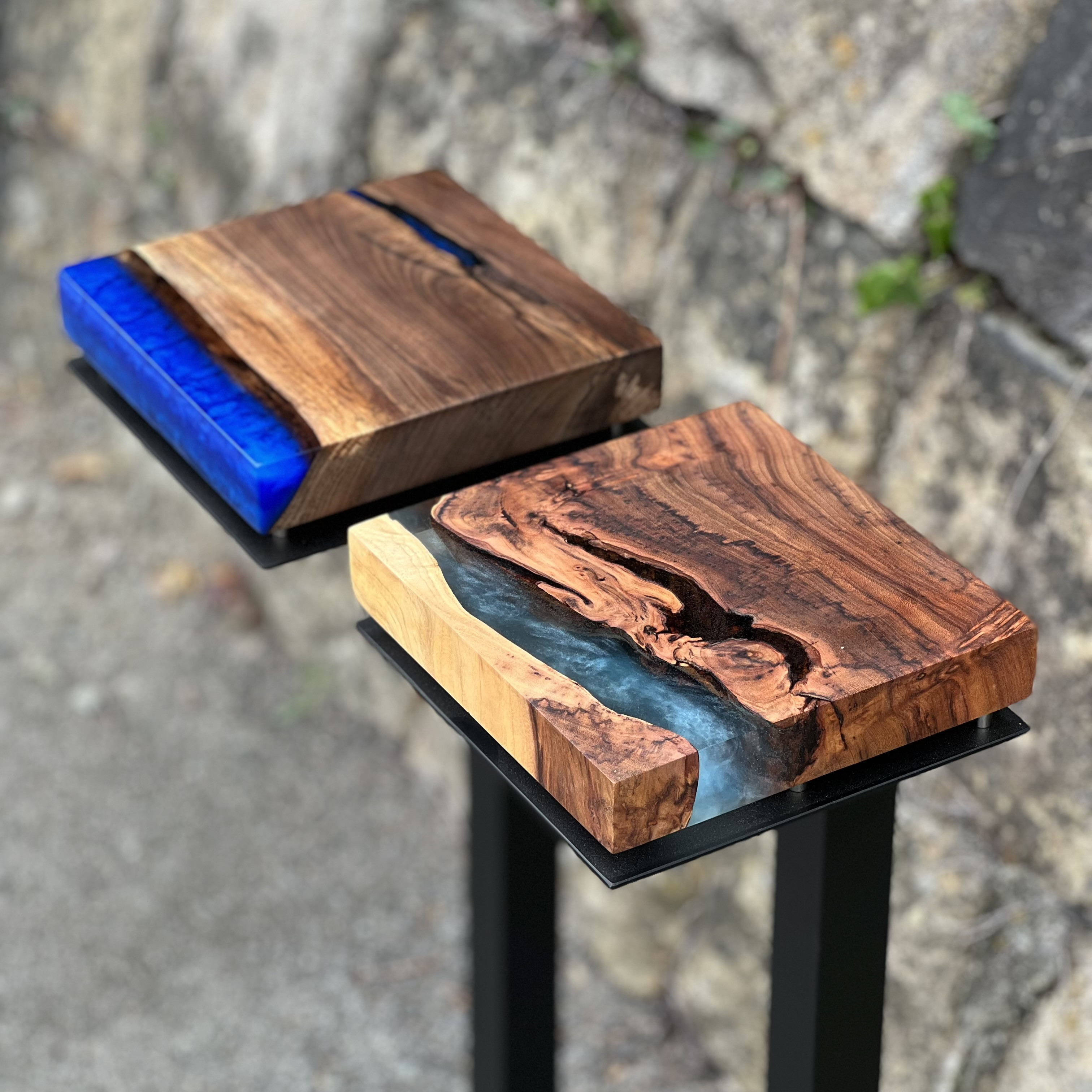 【wire】ウッドレジン台座