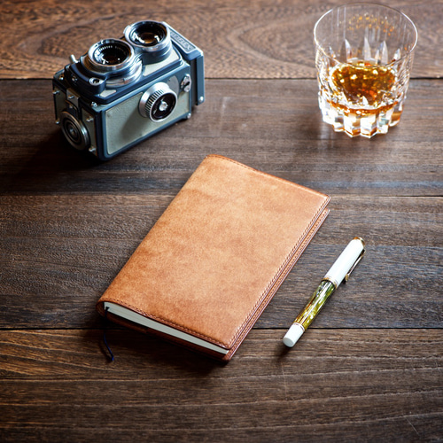 新書サイズノートカバー カラーオーダー 手帳カバー 革小物