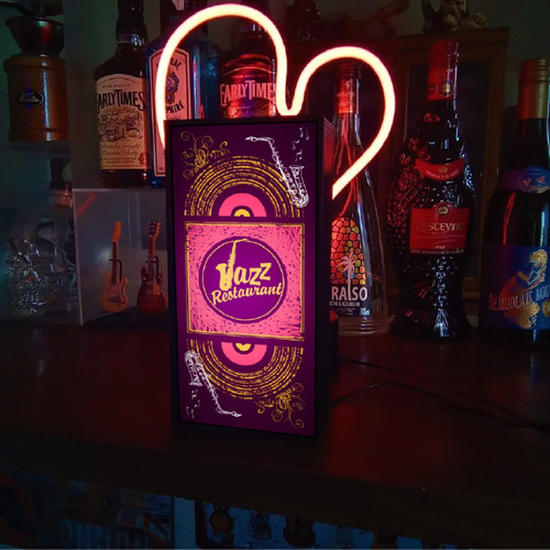 Mサイズ】ジャズ ジャズ喫茶 カフェ バー 酒 看板 置物 雑貨