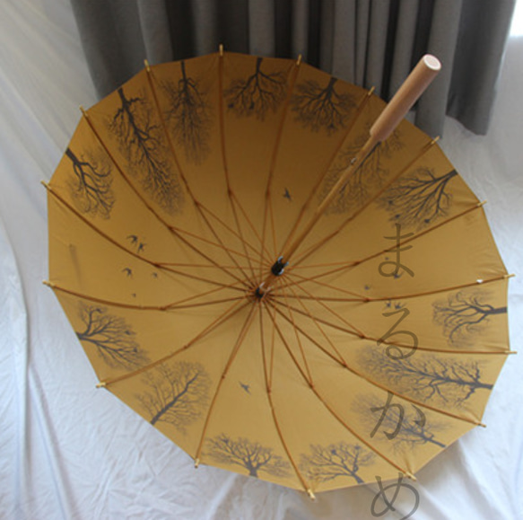 雨傘 傘 晴雨兼用傘 折り畳み傘 頑丈な16本骨 風に強い 折れにくい さびにくい 6枚目の画像