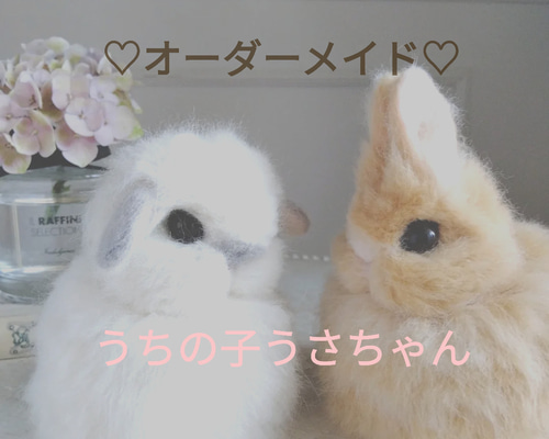 羊毛フェルト オーダー、うさうさ！ 153630e873a9c25167028b6b8650f1
